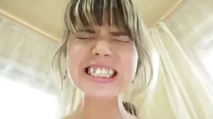 White Slut Cum Shot